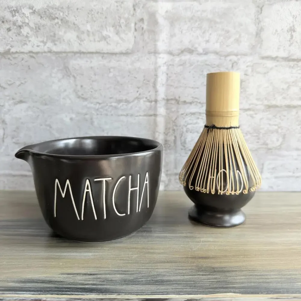 Rae Dunn Matcha Tea Set with Whisk and Bowl - Picture 2 of 4